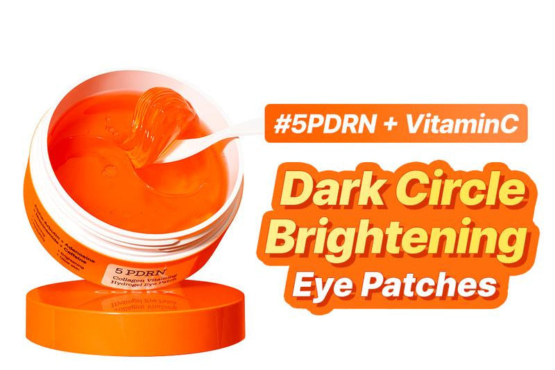 [COSRX Official] 5 PDRN Collagen Vitalizing Hydrogel Eye Patch (60Pcs) - Dark Circle Eraser & Anti-Wrinkle | 5 Types of PDRN + Vitamin C + Glutathione + Niacinamide | ALL in ONE EYE PATCH